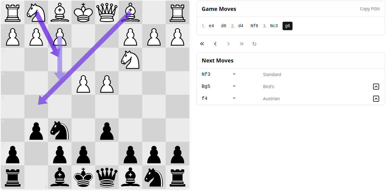 Chesso app interface showing second view
